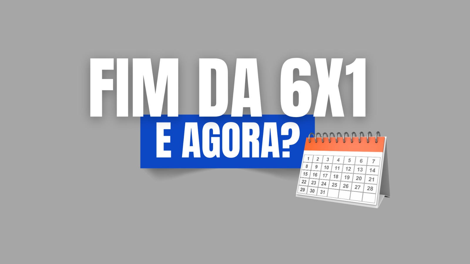 Entenda o debate da escala 6×1
